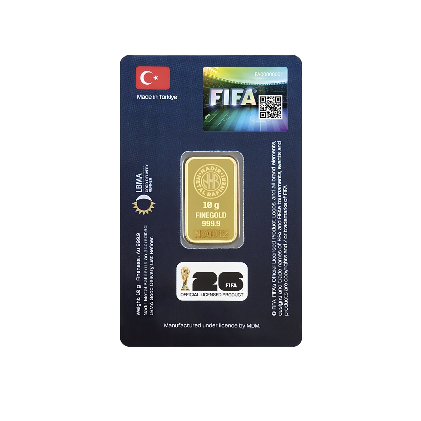 Nadir Metal, FIFA World Cup 2026 külçelerine Türk imzasını attı-1493 etkinliği yapıldı